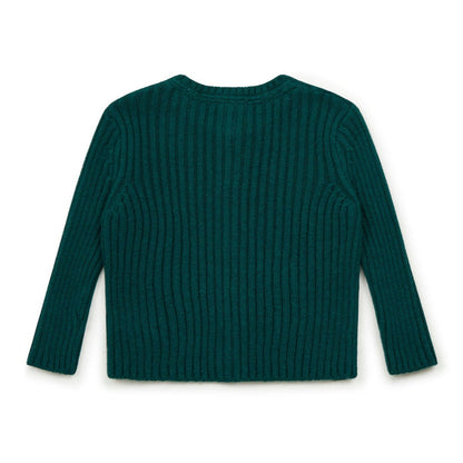 Bonton Mouton Bebe Cardigan Green
