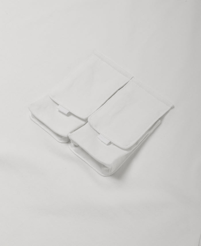 Multi Pocket T-Shirt (White)