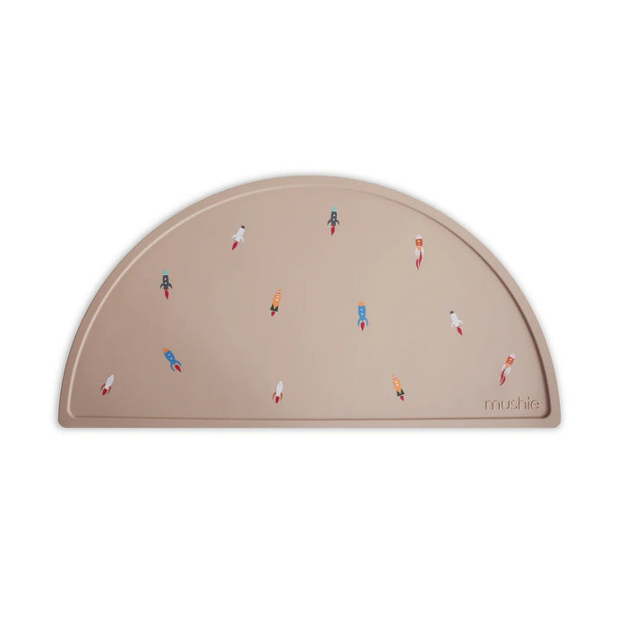 Mushie Silicone Mat Rocket