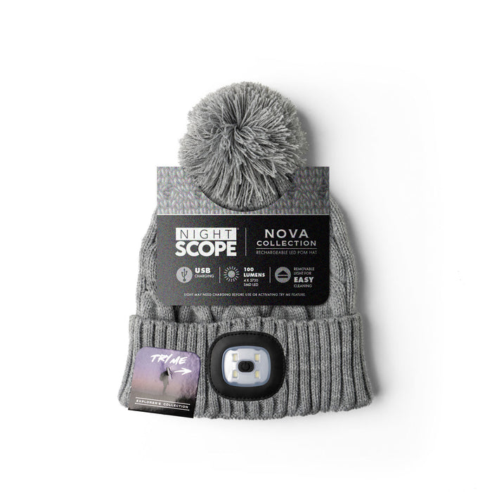 Night Scope® Nova Pom LED Beanie