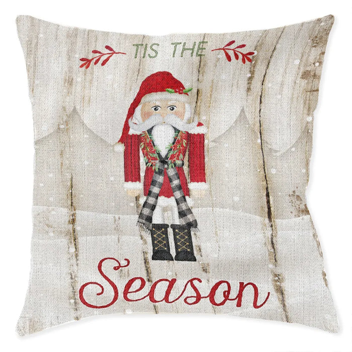 Nutcracker Christmas Indoor Woven Decorative Pillow