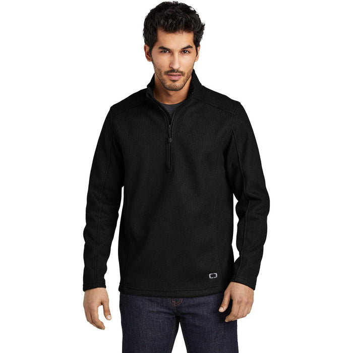 no-logo OGIO Grit Fleece 1/2-Zip-Regular-OGIO-Thread Logic