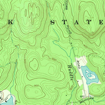 Old Map of Bolton Landing, New York by USGS, 1966 – Lake George & Adirondack Park