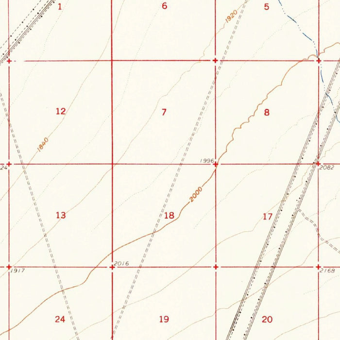 Old Map of Boulder City, Nevada by USGS, 1958 – Hoover Dam & Lake Mead