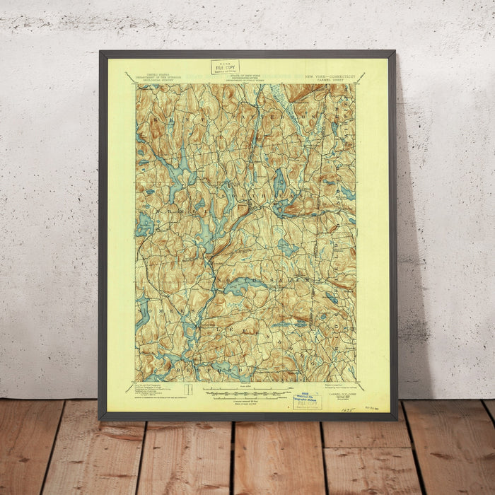 Old Map of Katonah, New York by USGS, 1928 – Carmel, Somers & Croton River