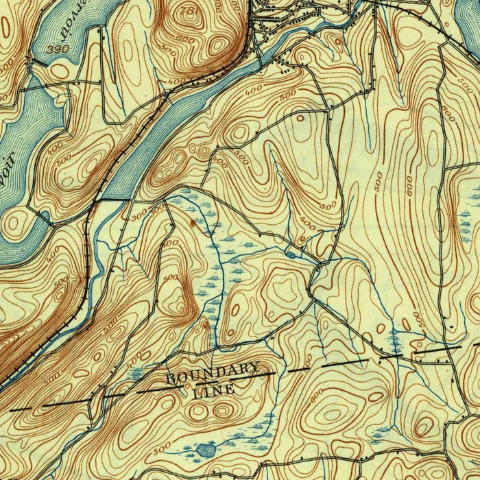 Old Map of Katonah, New York by USGS, 1928 – Carmel, Somers & Croton River