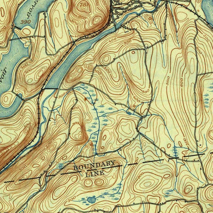 Old Map of Katonah, New York by USGS, 1928 – Carmel, Somers & Croton River