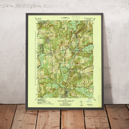 Old Map of Katonah, New York by USGS, 1944 – Croton Falls, Lake Carmel & Croton Reservoir