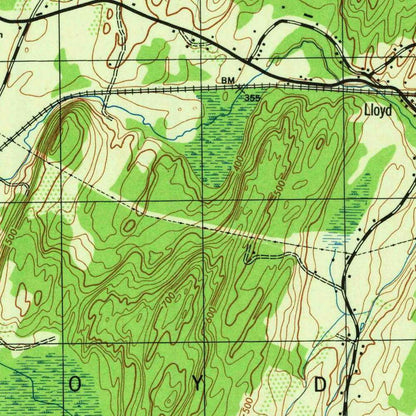 Old Map of New Paltz, New York by USGS, 1943 – Clintondale, Shawangunk Ridge & Wallkill River
