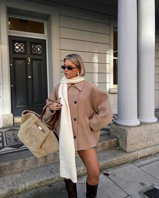 OLIVIA | Oversized Wool Coat