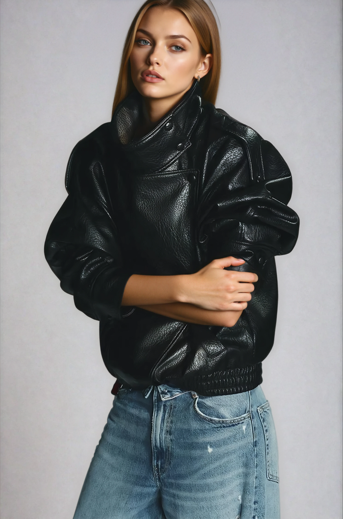 OLIVIA | Uptown Leather Jacket