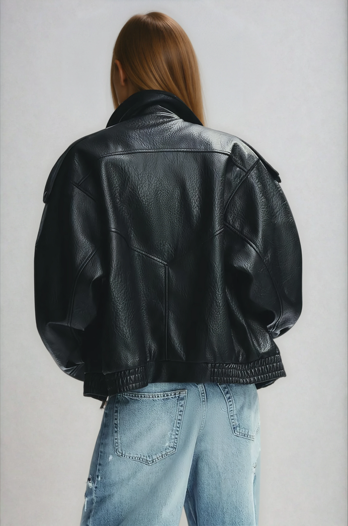 OLIVIA | Uptown Leather Jacket
