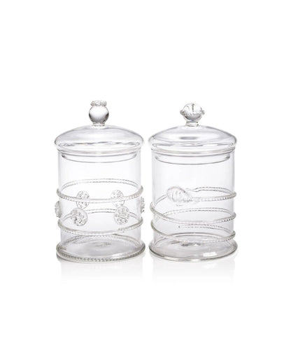 Ophelia Glass Jar, Set of 2