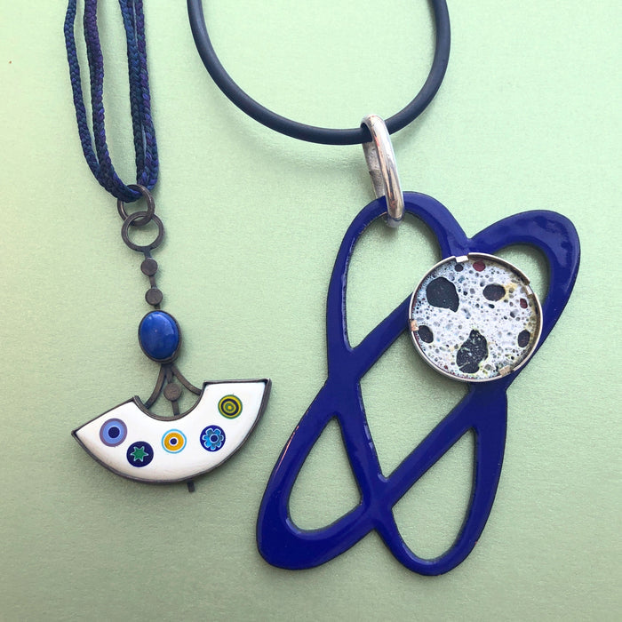 Orbit-Blue Necklace
