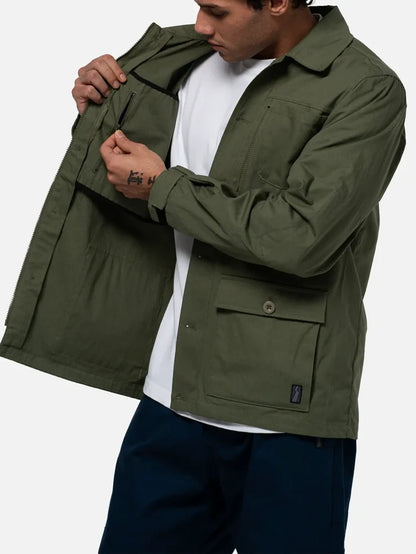 BETWEEN SIDES Overshirt - Khaki - Overshirts CEKET
