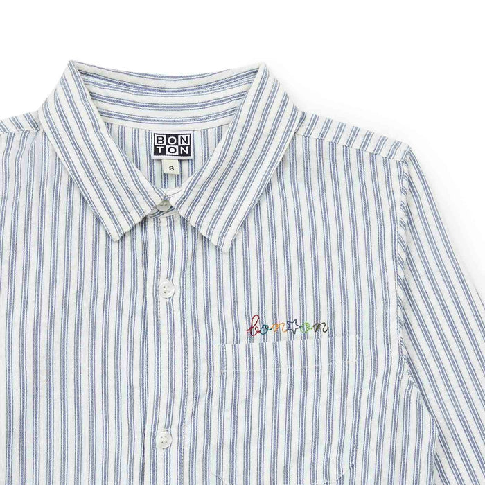 Bonton Paname Chemise Blue Shirt
