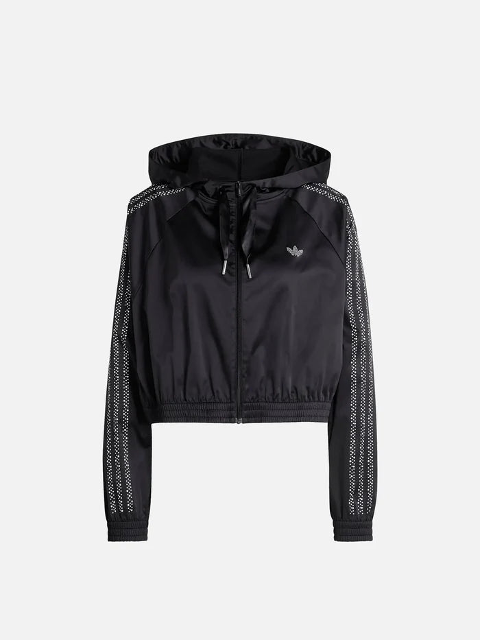 ADIDAS ORIGINALS Pearl Cropped Zip Hoodie - Black - Hoodies EŞOFMAN ÜSTÜ