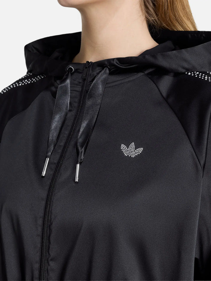 ADIDAS ORIGINALS Pearl Cropped Zip Hoodie - Black - Hoodies EŞOFMAN ÜSTÜ