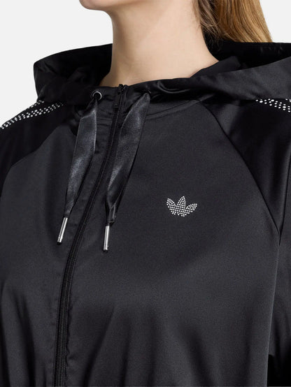 ADIDAS ORIGINALS Pearl Cropped Zip Hoodie - Black - Hoodies EŞOFMAN ÜSTÜ