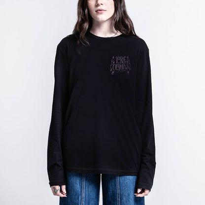 Persephone Among The Trees Black Long Sleeve - Heroes & Villains-Lore Olympus-Long Sleeve