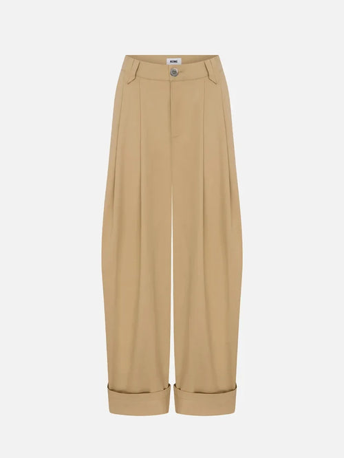 RE2MC Pileli Pantolon - Bej - Trousers PANTOLON