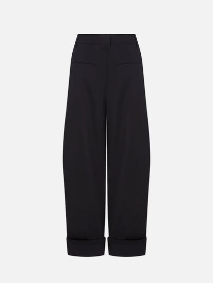 RE2MC Pileli Pantolon - Siyah - Trousers PANTOLON