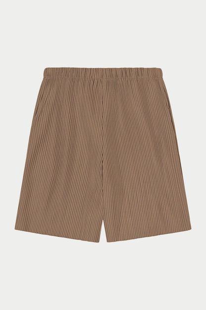 PLISSE SHORTS - MUSHROOM
