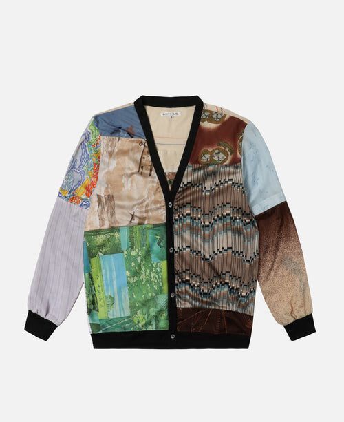Polyester Shirt - Cardigan (Multi) (Size M)