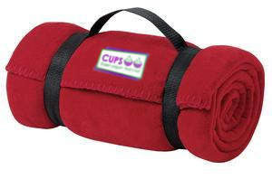 Port Authority Embroidered Fleece Blanket with Strap