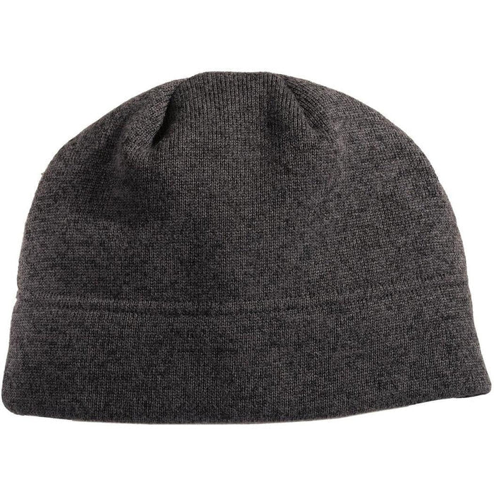 Port Authority Heathered Knit Beanie-Regular-Port Authority-Black Heather/Charcoal-OSFA-Thread Logic