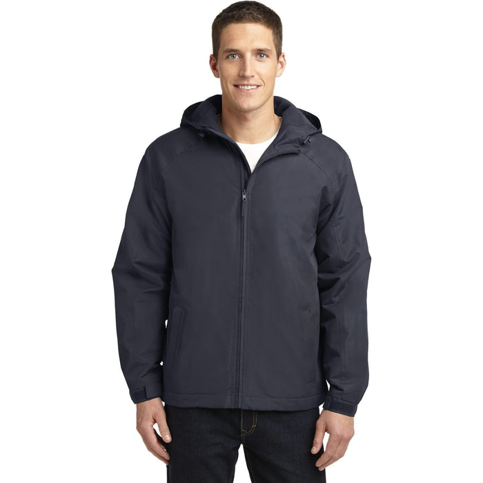 no-logo Port Authority Hooded Charger Jacket-Regular-Port Authority-Thread Logic