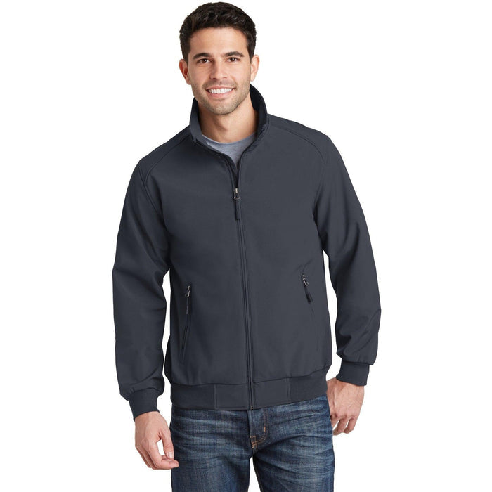 no-logo Port Authority Soft Shell Bomber Jacket-Regular-Port Authority-Thread Logic