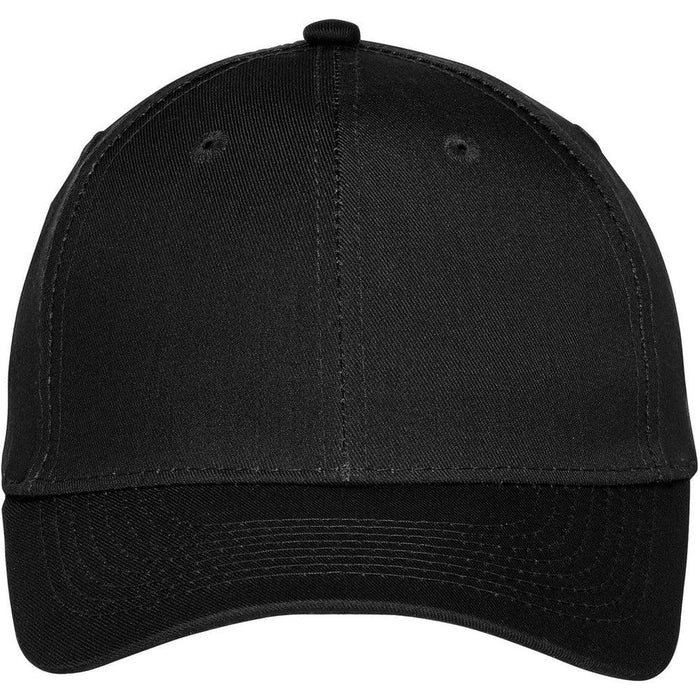 Port Authority Uniforming Twill Cap-Regular-Port Authority-Black-OSFA-Thread Logic