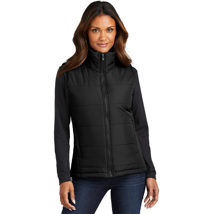 no-logo Port Authority Ladies Puffer Vest-Regular-Port Authority-Thread Logic