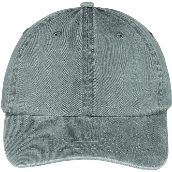Port & Company Pigment-Dyed Cap-Regular-Port & Company-Charcoal-OSFA-Thread Logic