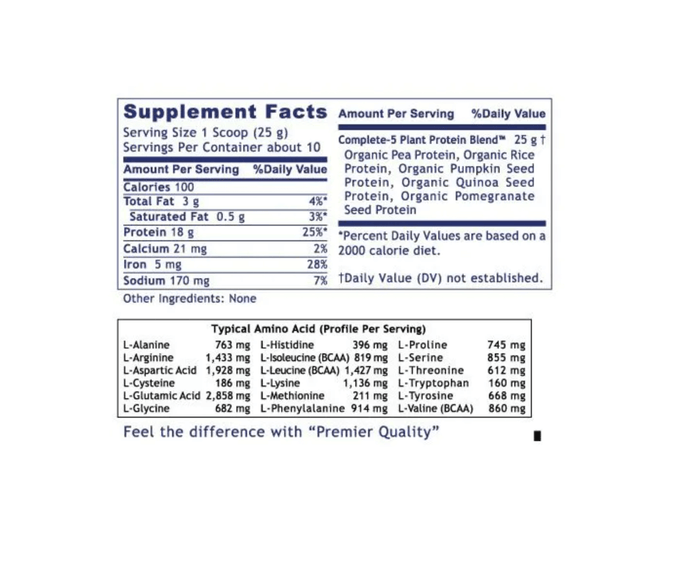 Premier Research Labs Premier Plant Protein Powder