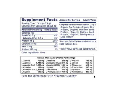 Premier Research Labs Premier Plant Protein Powder