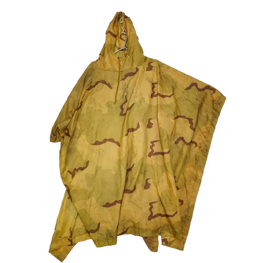 Production Made 3 Colour Desert Poncho - Film Production Used - Ponchos