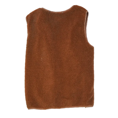 Production Made Brown Fleece Vest - Small, Item 1 - Film Production Used - Vests