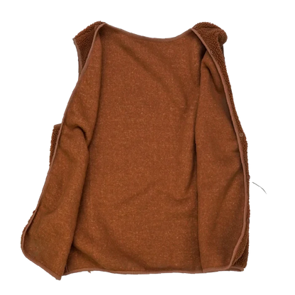 Production Made Brown Fleece Vest - Small, Item 1 - Film Production Used - Vests