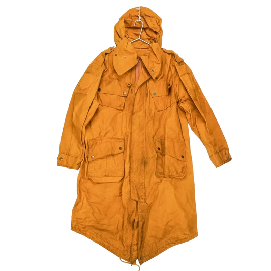 Production Made Yellow Canvas Parka with Hood - Large, Item 4 - Film Production Used - Parkas