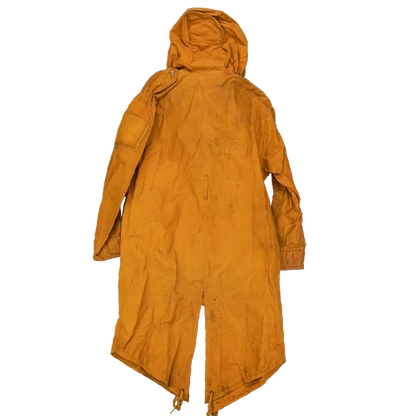 Production Made Yellow Canvas Parka with Hood - Large, Item 5 - Film Production Used - Parkas