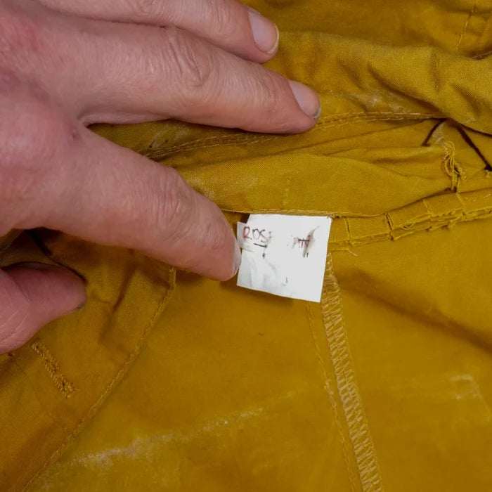 Production Made Yellow Canvas Parka with Hood - Large, Item 5 - Film Production Used - Parkas