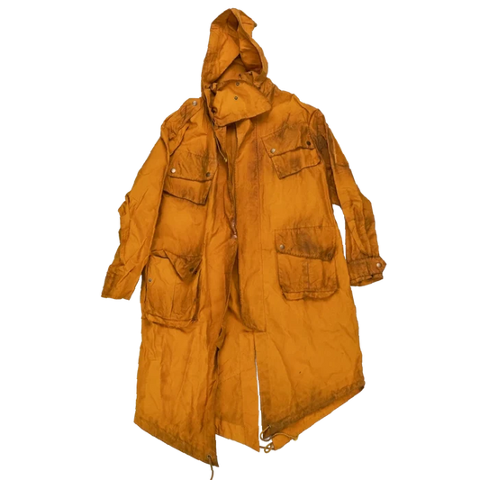 Production Made Yellow Canvas Parka with Hood - Medium, Item 2 - Film Production Used - Parkas