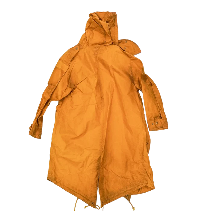 Production Made Yellow Canvas Parka with Hood - Medium, Item 2 - Film Production Used - Parkas