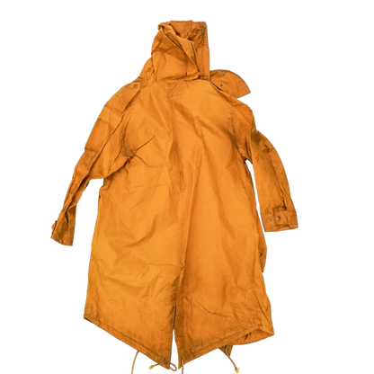 Production Made Yellow Canvas Parka with Hood - Medium, Item 2 - Film Production Used - Parkas