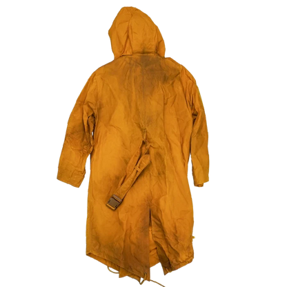Production Made Yellow Canvas Parka with Hood - Medium, Item 2 - Film Production Used - Parkas