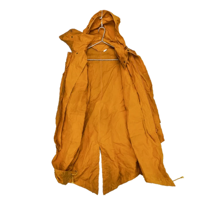 Production Made Yellow Canvas Parka with Hood - Medium, Item 2 - Film Production Used - Parkas