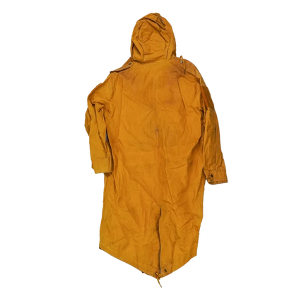 Production Made Yellow Canvas Parka with Hood - Medium, Item 3 - Film Production Used - Parkas