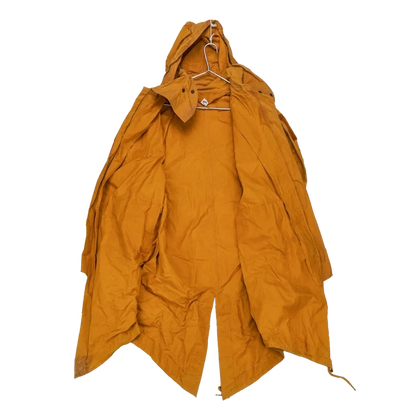 Production Made Yellow Canvas Parka with Hood - Medium, Item 3 - Film Production Used - Parkas